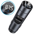 Chargeur Voiture / Transmetteur FM Bluetooth Baseus Energy Column QC3.0 - Noir