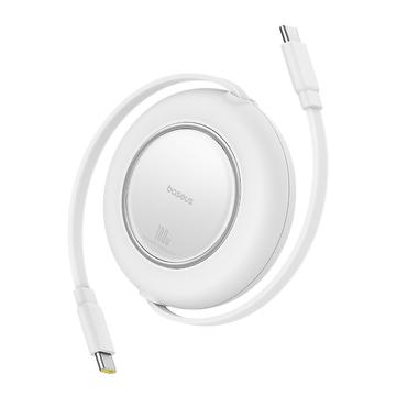 Baseus Free2Pull Mini 100W Câble USB-C rétractable - 2m - Blanc