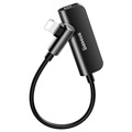 Adaptateur Lightning vers 3.5mm 3-en-1 Baseus L50S - Noir