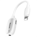 Adaptateur Lightning Charge & Audio 3-en-1 Baseus L51 - Blanc