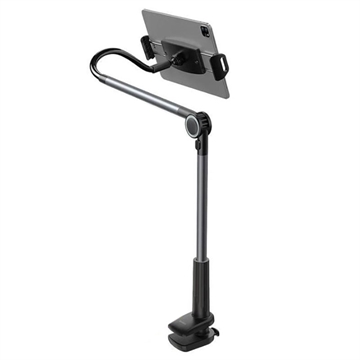 Baseus Otaku Life Rotary Holder - Smartphone/Tablette - 4.7"-12.9" (Emballage ouvert - Acceptable) - Gris