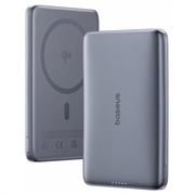 Baseus PicoGo AM41 Batterie externe magnétique ultra-fine Qi2 10000mAh - 27W - Gris