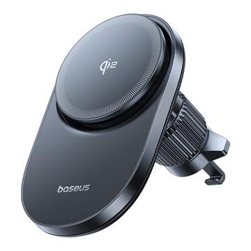 Baseus PrimeTrip VC1 Pro Chargeur sans fil magnétique Qi2 / Support de ventilation de voiture - Noir