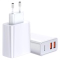 Baseus Speed Dual USB Wall Charger - 30W - White