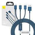 Baseus Superior Series 3-in-1 Fast Charging Cable - 1m, 3.5A - Bleu