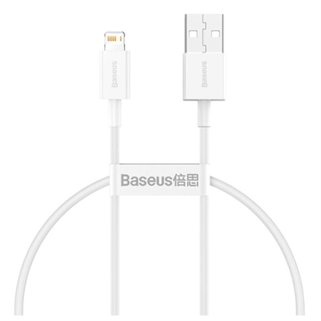 Câble Lightning Baseus Superior Serie - 0.25m - Blanc