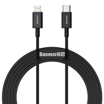 Baseus Superior Series Câble USB-C / Lightning - 2m, 20W - Noir