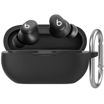 Étui en silicone avec mousqueton Beats Studio Buds+ AhaStyle WG157 - Noir