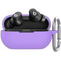 Étui en silicone avec mousqueton Beats Studio Buds+ AhaStyle WG157 - Violet
