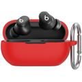 Étui en silicone avec mousqueton Beats Studio Buds+ AhaStyle WG157 - Rouge