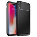 Coque iPhone XR Beetle Fibre de Carbone - Noire