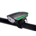 Lampe de vélo 3 Modes USB Rechargeable 250LM LED Lampe de vélo Lampe de poche Accessoires de vélo - Vert