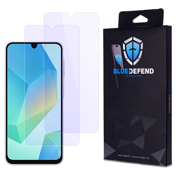 Protection d\'écran Samsung Galaxy A16 5G en verre trempé BlueDefend Anti-Blue Light - 2 Pcs.