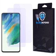 Protection d'écran Samsung Galaxy S21 FE 5G en verre trempé BlueDefend Anti-Blue Light - 2 Pcs.