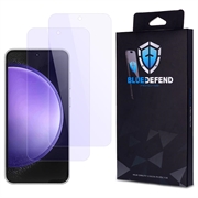 Protection d'écran Samsung Galaxy S23 FE en verre trempé BlueDefend Anti-Blue Light - 2 Pcs.