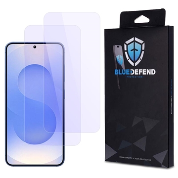 Protection d\'écran Samsung Galaxy S26 Edge/S26+ en verre trempé BlueDefend Anti-Blue Light - 2 Pcs.
