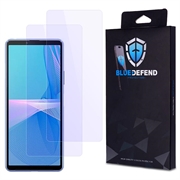 Protection d'écran Sony Xperia 10 III en verre trempé BlueDefend Anti-Blue Light - 2 Pcs.