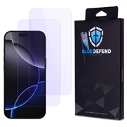 Protection d'écran iPhone 16 Pro en verre trempé BlueDefend Anti-Blue Light - 2 Pcs.