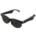 Lunettes de soleil Bluetooth 5.3 avec audio intelligent et traduction par IA - Noir