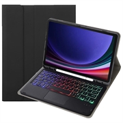 Étui clavier Bluetooth Samsung Galaxy Tab S10 Lite/S10 FE/S9 FE/S9 - Noir