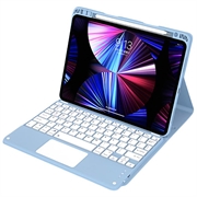 Étui clavier Bluetooth iPad Air 13 2026/2025/2024/iPad Pro 12.9 2022/2021/2020/2018 - Azur Clair