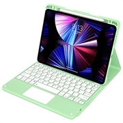 Étui clavier Bluetooth iPad Air 13 2026/2025/2024/iPad Pro 12.9 2022/2021/2020/2018 - Vert matcha