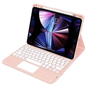 Étui clavier Bluetooth iPad Air 13 2026/2025/2024/iPad Pro 12.9 2022/2021/2020/2018 - Rose