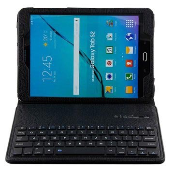 Étui à Rabat & Clavier Bluetooth Samsung Galaxy Tab S2 9.7 T810, T815