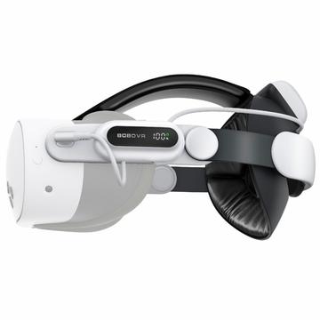 BoboVR E3 Pro Sangle de tête pour Meta Quest 3/3S avec batterie 10000mAh