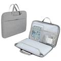 Sacoche pour ordinateur portable professionnel à ouverture totale - 15.6" - Gris