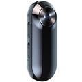 Mini caméra corporelle C20 1080p avec clip arrière, enregistreur vocal, carte 128 Go - Noir