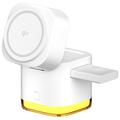 C53 Qi2 5-en-1 Chargeur sans fil MagSafe pliable - Blanc