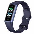 C68 1.1" Smart Bracelet Slim Fitness Watch with Heart Rate Health Monitoring - Bleu