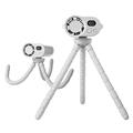 Mini-ventilateur CYKE F28 avec pieds flexibles en forme de pieuvre - Blanc