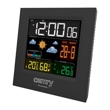 Station météo Camry CR 1166 avec capteur à distance - Noir