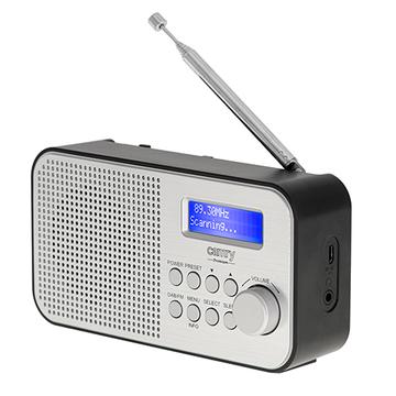 Camry CR 1179 Radio DAB/DAB+/FM avec batterie 2000mAh - Argent / Noir