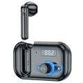 Chargeur Voiture / Émetteur FM Bluetooth avec Oreillette T2 - Noir