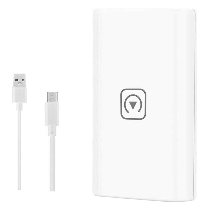 Adaptateur Sans Fil CarPlay pour iOS - USB, USB-C - Blanc