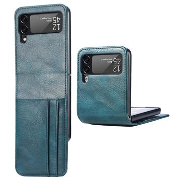 Étui Portefeuille Samsung Galaxy Z Flip4 - Serie Card - Bleu