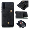 Cardholder Series Huawei P30 Magnetic Case - Black