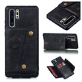 Cardholder Series Huawei P30 Pro Magnetic Case - Black