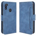 Étui Portefeuille Samsung Galaxy M21 2021 - Série Cardholder - Bleu