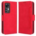Étui Portefeuille Xiaomi 12T/12T Pro - Série Cardholder - Rouge