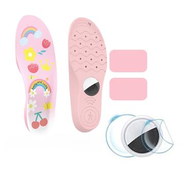 Semelles de chaussures à motif cartoon avec support AirTag 1/2 et films de protection - 135-150mm