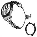 Coque et Bracelet en Acier Inoxydable Samsung Galaxy Watch5 - 44mm - Noir