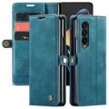 Étui Portefeuille Samsung Galaxy Z Fold4 Caseme Série 013 - Bleu