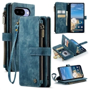 Étui Portefeuille Google Pixel 10a Multifonctionnel Caseme C30 - Bleu