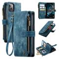 Étui Portefeuille iPhone 14 Plus Multifonctionnel Caseme C30 - Bleu