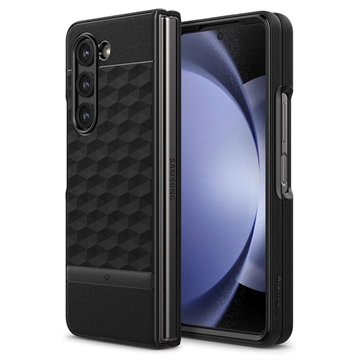 Coque Hybride Samsung Galaxy Z Fold5 Caseology Parallax - Noire