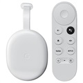 Chromecast avec Google TV (2020) et Télécommande vocale - Blanc